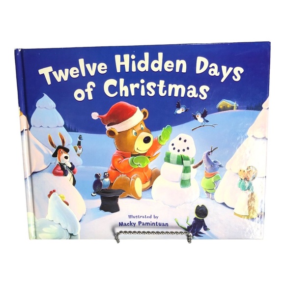 Interactive Twelve Hidden Days of Christmas Book Mackey Pamintuan 2008 HB Used - Picture 1 of 7